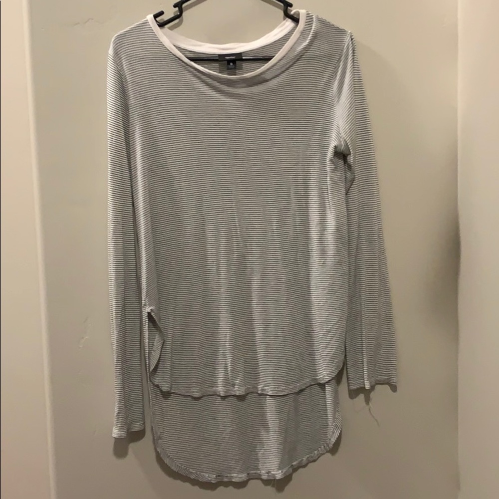 Long sleeve stripped shirt
